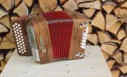 Alpen Harmonika Modell Mini Nussbaum G C F 
